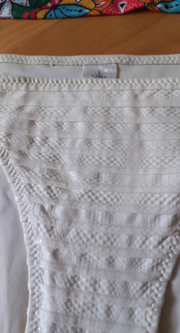 Beyaz Bohem Tarzı Bikini - Görsel 2