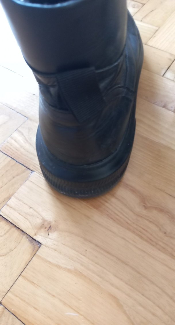 Siyah Minimalist Erkek Kauçuk Bot - Görsel 4