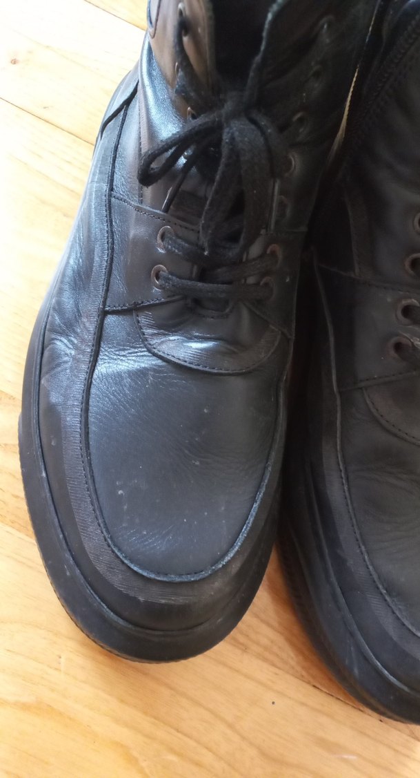 Siyah Minimalist Erkek Kauçuk Bot - Görsel 2