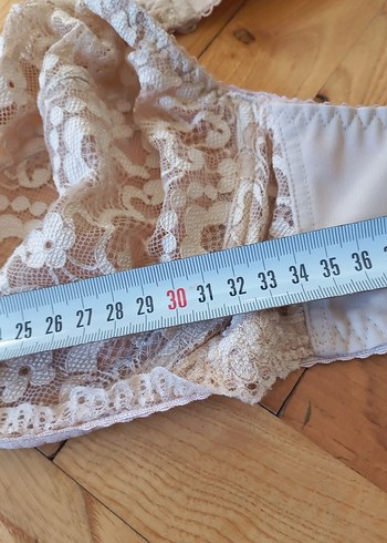 Beyaz Vintage Dantel Bohem Sütyen - Görsel 4