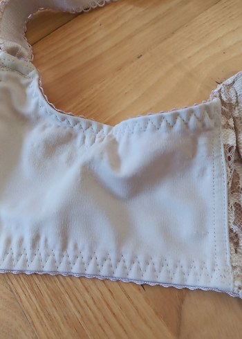 Beyaz Vintage Dantel Bohem Sütyen - Görsel 3