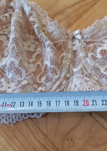 Beyaz Vintage Dantel Bohem Sütyen - Görsel 5