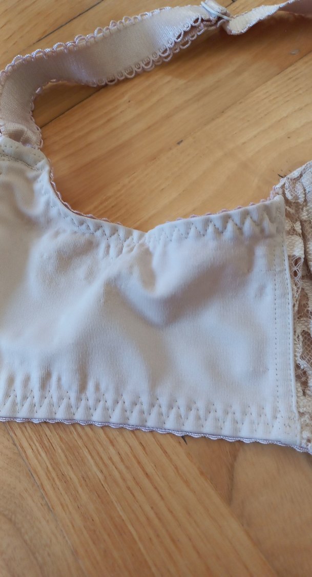 Beyaz Vintage Dantel Bohem Sütyen - Görsel 3