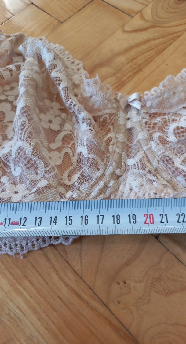 Beyaz Vintage Dantel Bohem Sütyen - Görsel 5