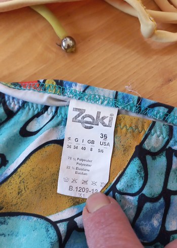 Çok Renkli Bohem Tarzı Kadın Bikini altları - Görsel 3