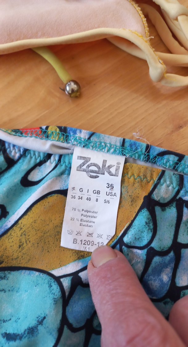 Çok Renkli Bohem Tarzı Kadın Bikini altları - Görsel 3