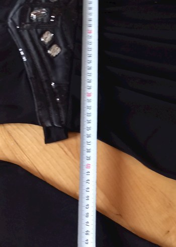 Uzun Kollu Siyah Gotik  Elbise - Görsel 8