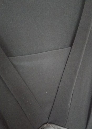 Uzun Kollu Siyah Gotik  Elbise - Görsel 3