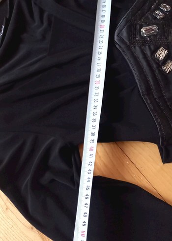 Uzun Kollu Siyah Gotik  Elbise - Görsel 10