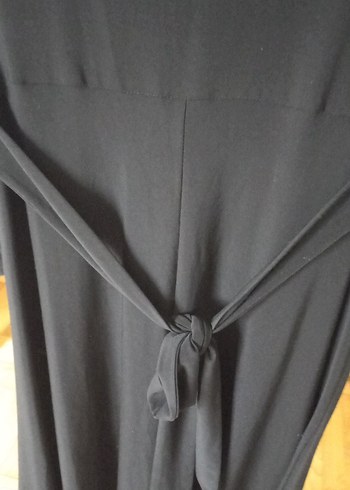 Uzun Kollu Siyah Gotik  Elbise - Görsel 11