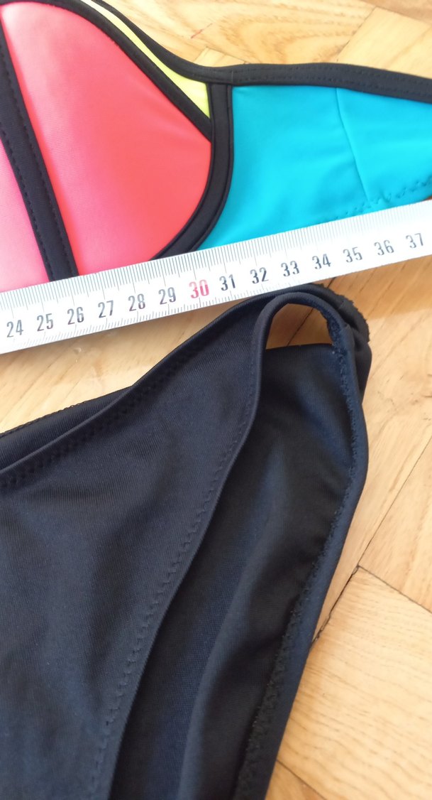 Renkli Strappy Bikini Takımı - Görsel 5