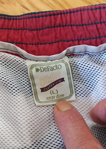 Renkli Çizgili Mini Erkek Deniz Şortu - Görsel 6