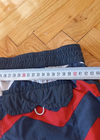 Renkli Çizgili Mini Erkek Deniz Şortu - Görsel 8