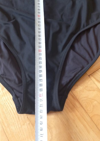 Siyah Drapeli İnce Askılı Mayo - Görsel 11