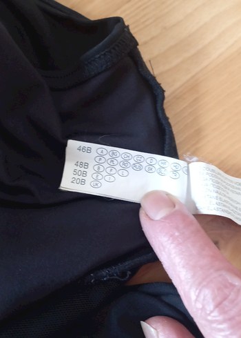 Siyah Drapeli İnce Askılı Mayo - Görsel 7