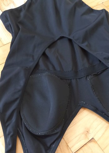 Siyah İnce Askılı Kadın Mayo - Görsel 5