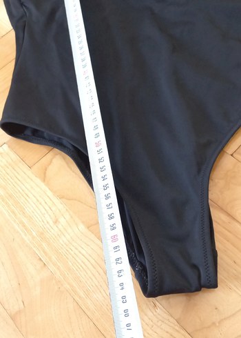 Siyah İnce Askılı Kadın Mayo - Görsel 6