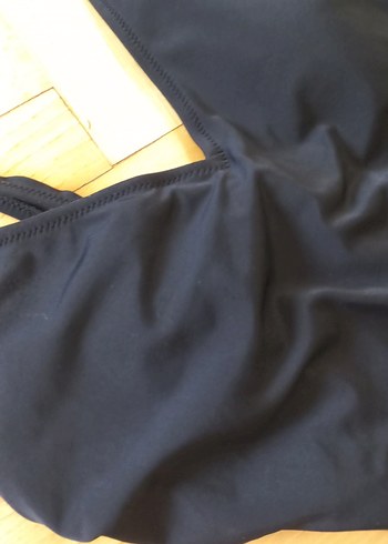 Siyah İnce Askılı Kadın Mayo - Görsel 2