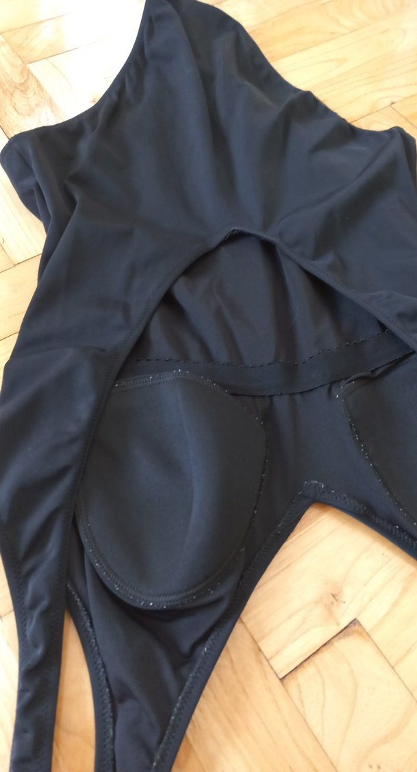 Siyah İnce Askılı Kadın Mayo - Görsel 5