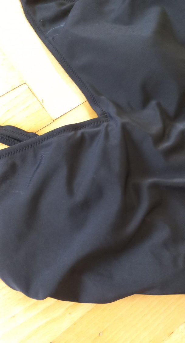 Siyah İnce Askılı Kadın Mayo - Görsel 2