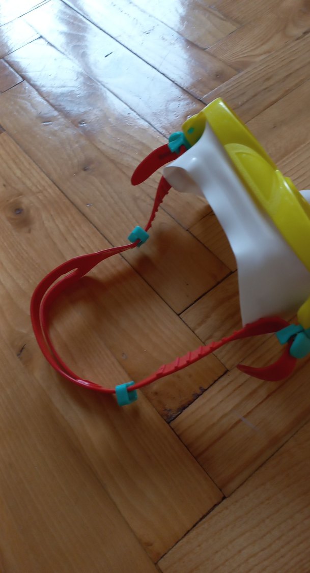 Sarı Elastik Bantlı Renkli Yüzücü Gözlüğü - Görsel 2