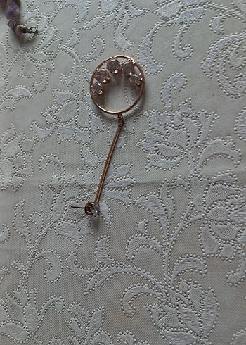 Altın Renk Zincirli Gotik Midi Kolye - Görsel 6