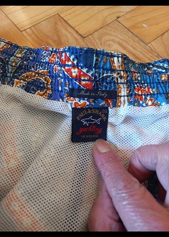 Renkli Bohem Tarzı Kemerli Erkek Şort - Görsel 8