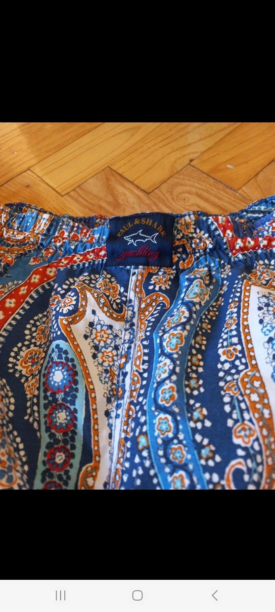 Renkli Bohem Tarzı Kemerli Erkek Şort - Görsel 3