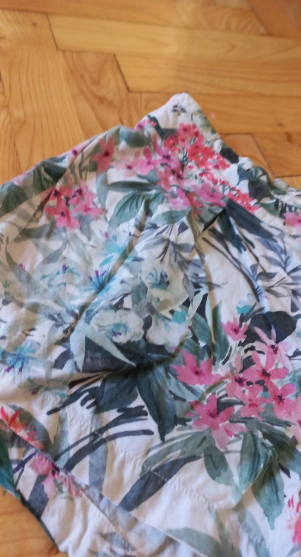 Bohem Çok Renkli Mini kumaş şort - Görsel 3