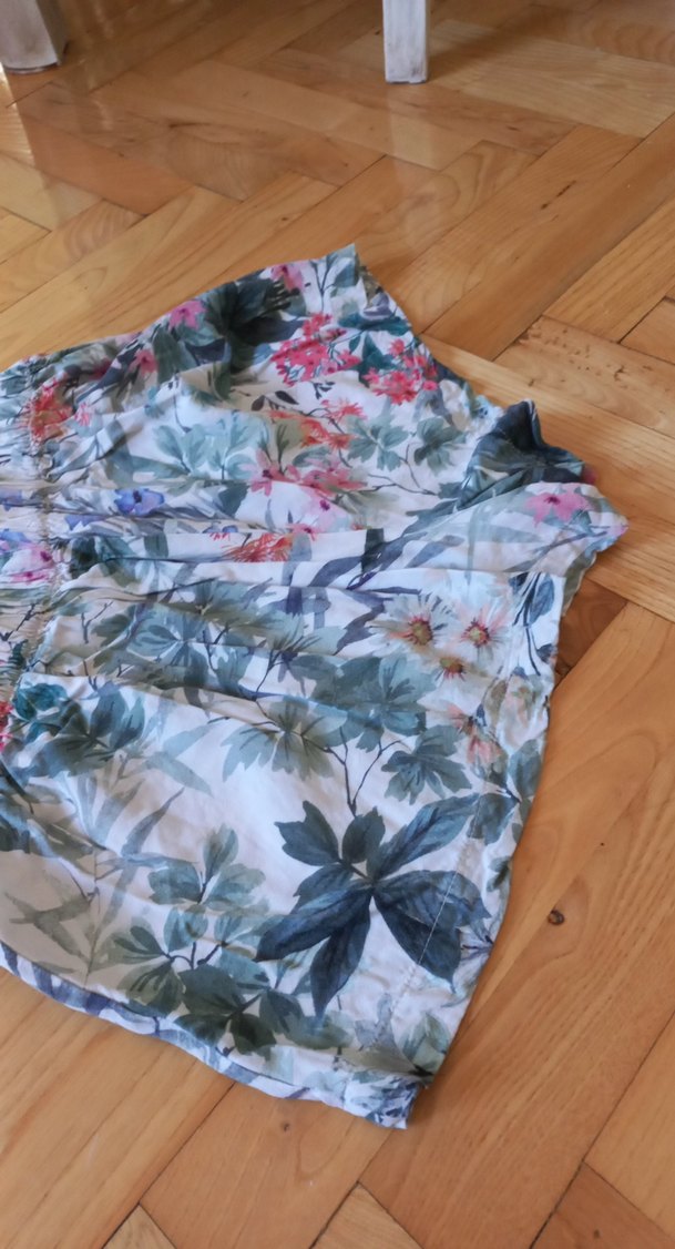 Bohem Çok Renkli Mini kumaş şort - Görsel 4