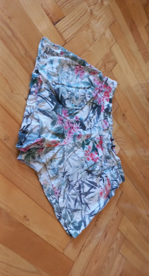 Bohem Çok Renkli Mini kumaş şort - Görsel 2