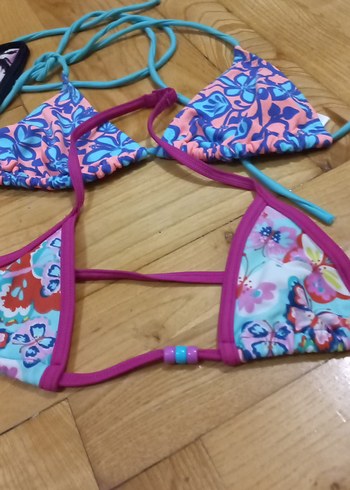 Angels Never Die Renkli Bağlamalı Bohem Bikini Takımı