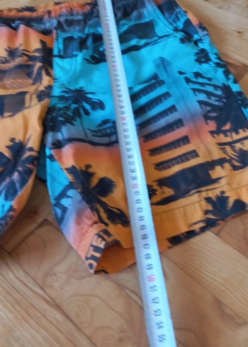 Erkek Çok Renkli Baskılı Mayo Şort - Görsel 4