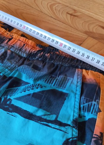 Erkek Çok Renkli Baskılı Mayo Şort - Görsel 5