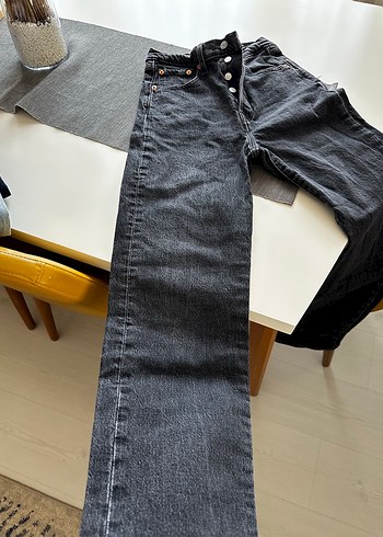 xs Beden gri Renk Gri Kadın Denim Kot Pantolon Tokalı