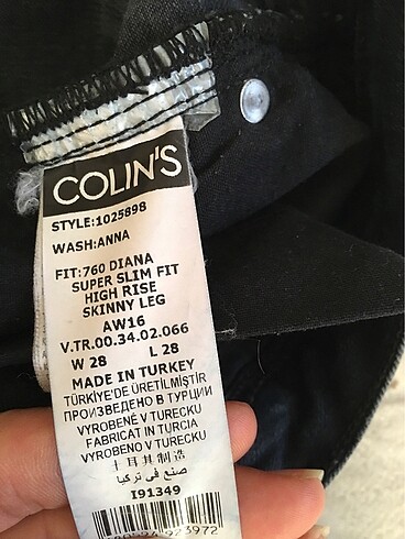 28 Beden Colin?s kot pantolon