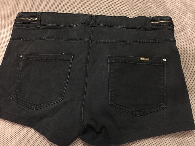 s Beden gri Renk Bershka kot şort