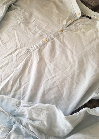 Erkek Bohem Uzun Kollu Keten Gömlek - Görsel 3