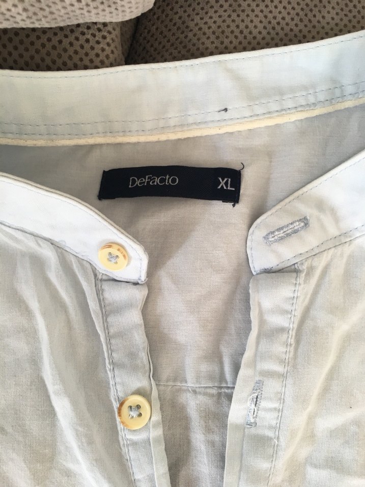 Erkek Bohem Uzun Kollu Keten Gömlek - Görsel 2