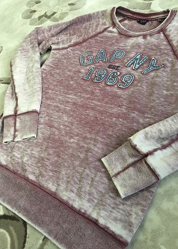 Pembe Uzun Kollu Kadın Sweatshirt - Görsel 5