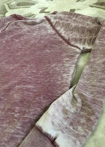 Pembe Uzun Kollu Kadın Sweatshirt - Görsel 8