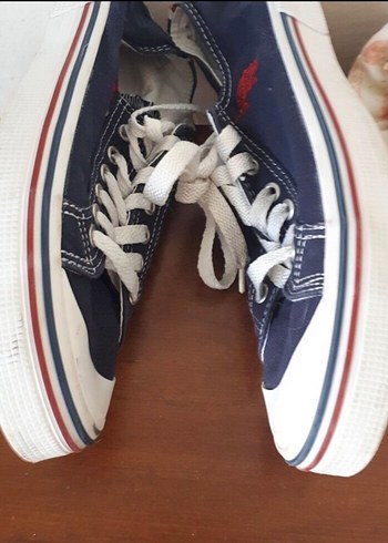 Lacivert Elastik Bağcıklı Kadın Spor Ayakkabı - Görsel 6