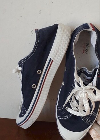 Lacivert Elastik Bağcıklı Kadın Spor Ayakkabı - Görsel 7