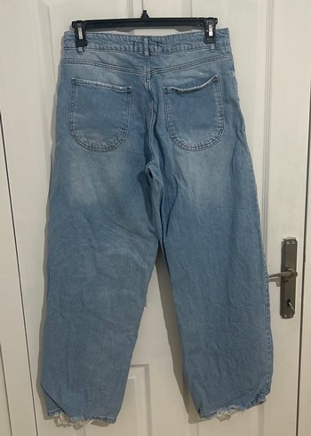 Baggy Denim Kadın Pantolon - Görsel 4