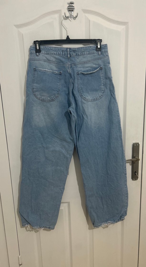 Baggy Denim Kadın Pantolon - Görsel 4