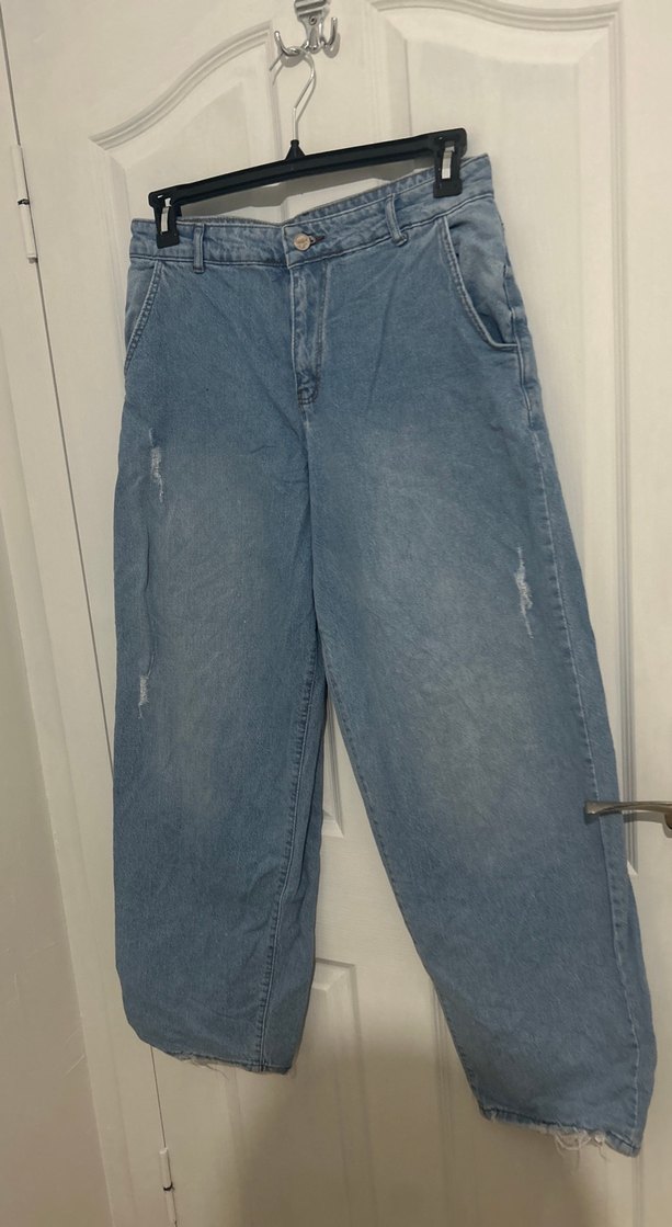 Baggy Denim Kadın Pantolon - Görsel 3