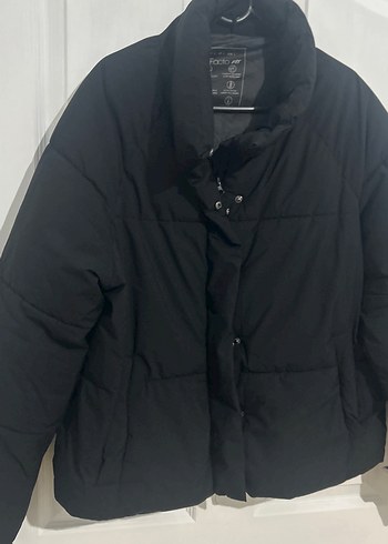 Fermuarlı Siyah Kadın Kışlık Mont - Görsel 2