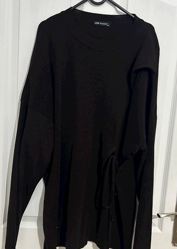 Acı Kahve Kadın Triko Yandan Bağlamalı Tunik - Görsel 2