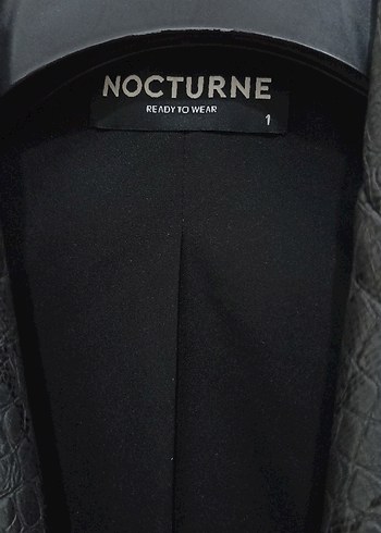 NOCTURNE Bağcıklı Deri Ceket - Görsel 3