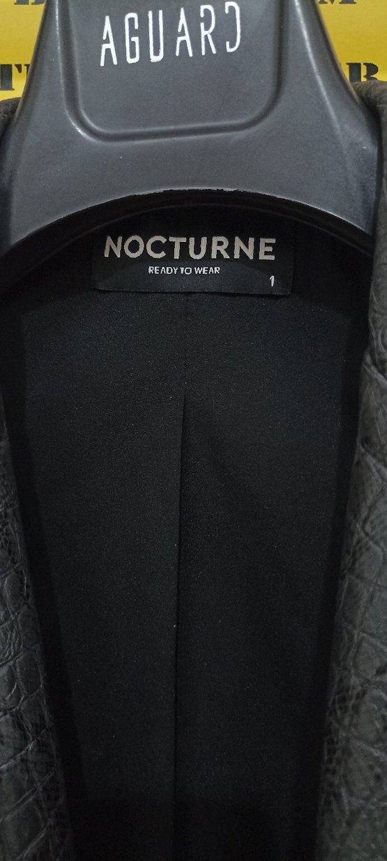 NOCTURNE Bağcıklı Deri Ceket - Görsel 3